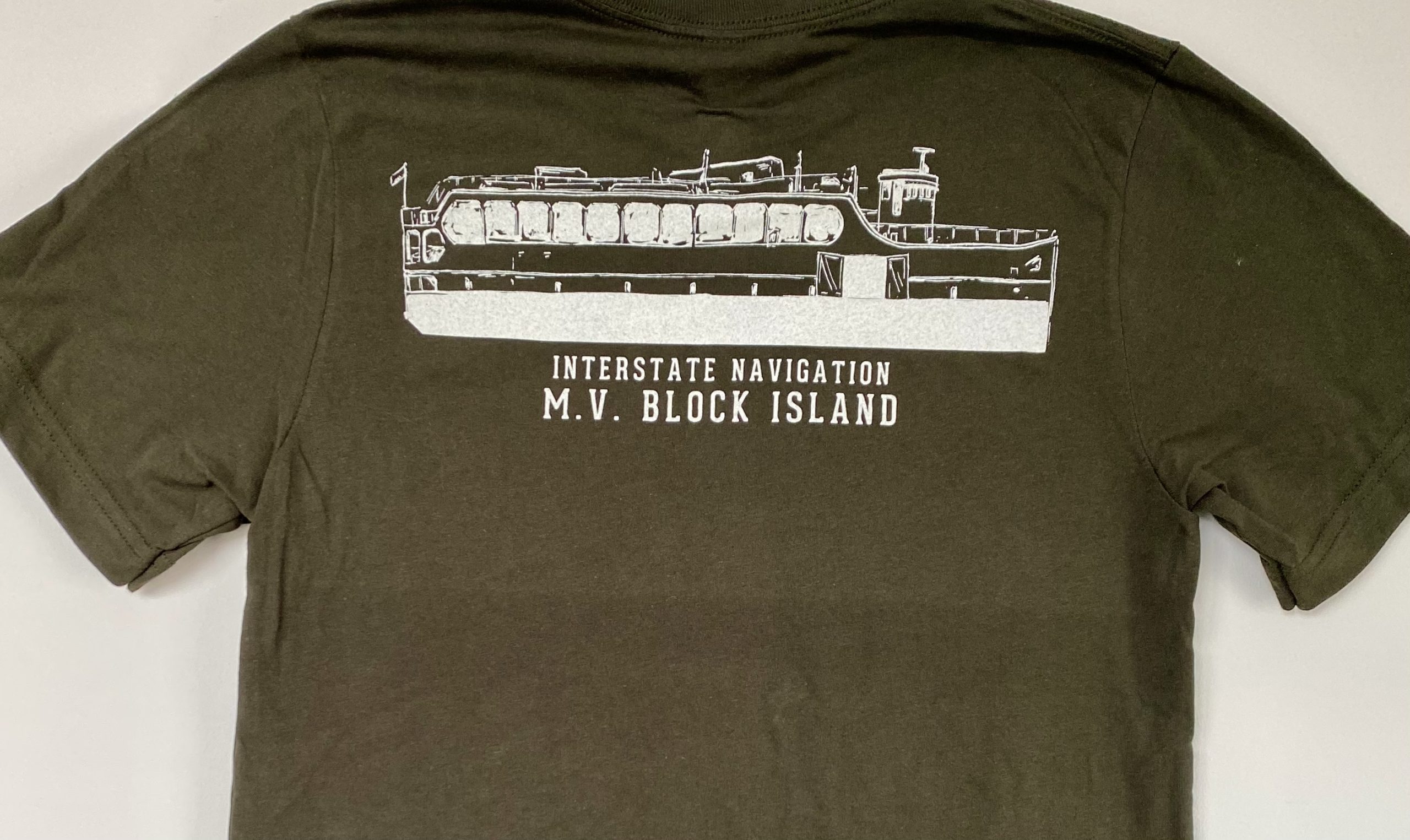 Kids M.V. Athena Tee Shirt in Mint Green – Block Island Ferry
